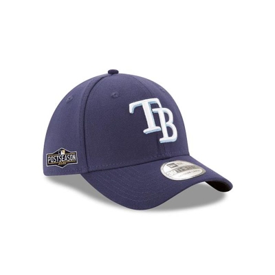 Tampa Bay Rays Gorra | New Era MLB Postseason Side Patch 39thirty Stretch Fit Cap Mexico - Azules